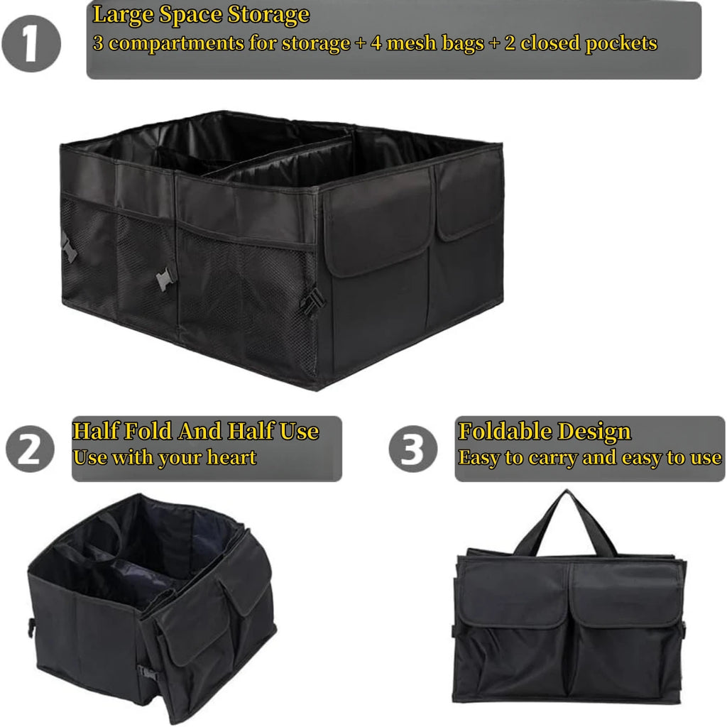 Novalya™ | Organisateur de coffre pliable Premium