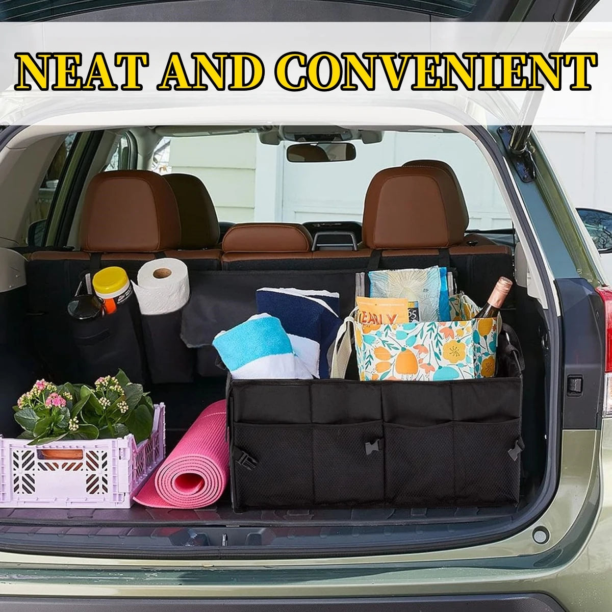 Novalya™ | Organisateur de coffre pliable Premium